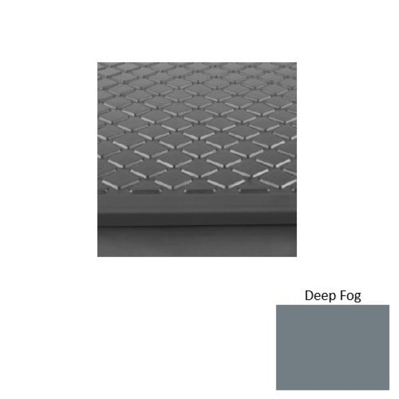 Solid 31 Deep Fog Diamond Rubber Stair Tread with DuPont Kevlar