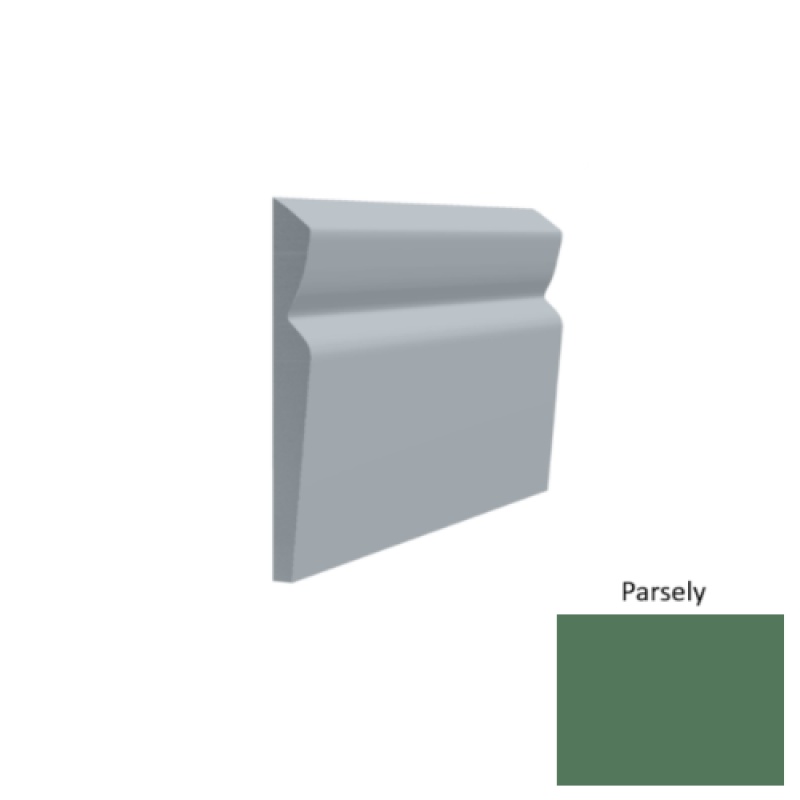Contours #80 Divine Parsely Rubber Profiled Wall Base - Satin - 4 1/2" X 8 Ft