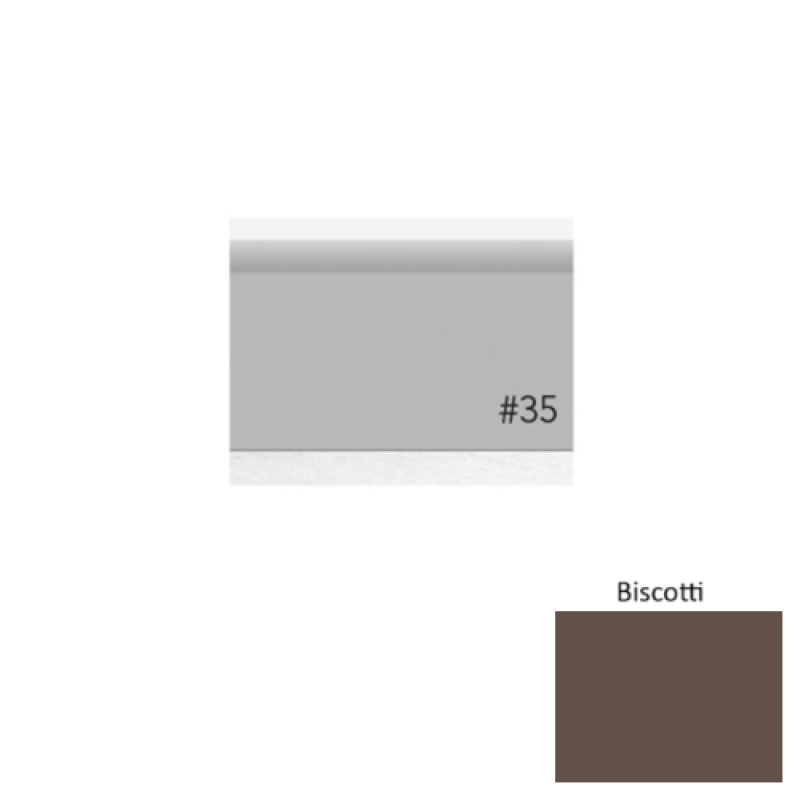 Pinnacle Plus #35 Sleek Biscotti Rubber Coil Wall Base - 4 9/16" X 60 Ft