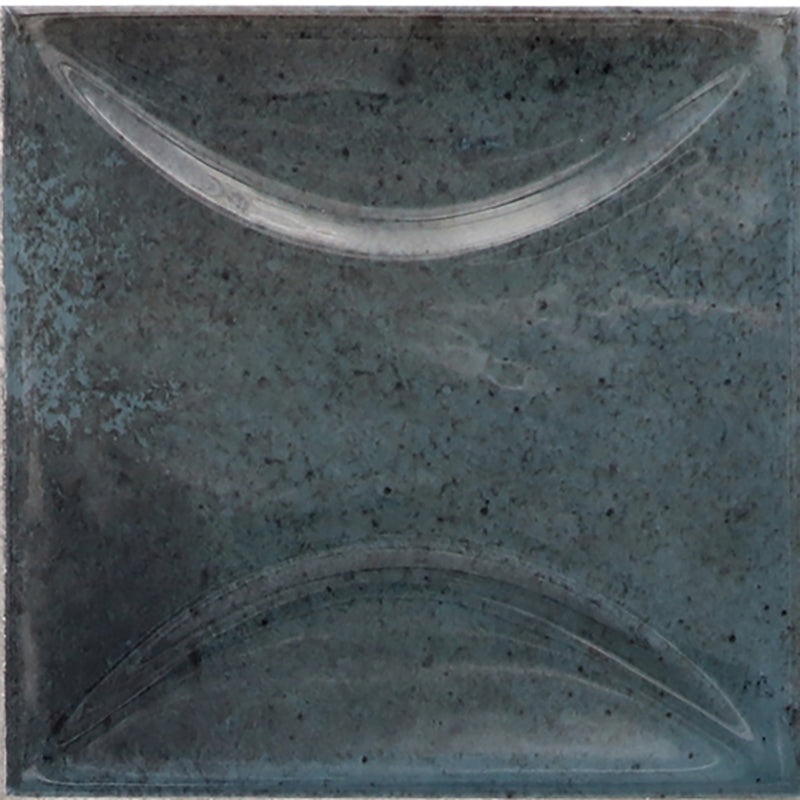 Moda Deco Blue Ceramic Tile - Glossy - 2.5" x 8"