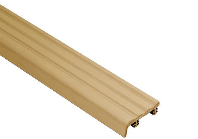 TREP-SE Light Beige Thermoplastic Rubber Replacement Stair Edging Trim