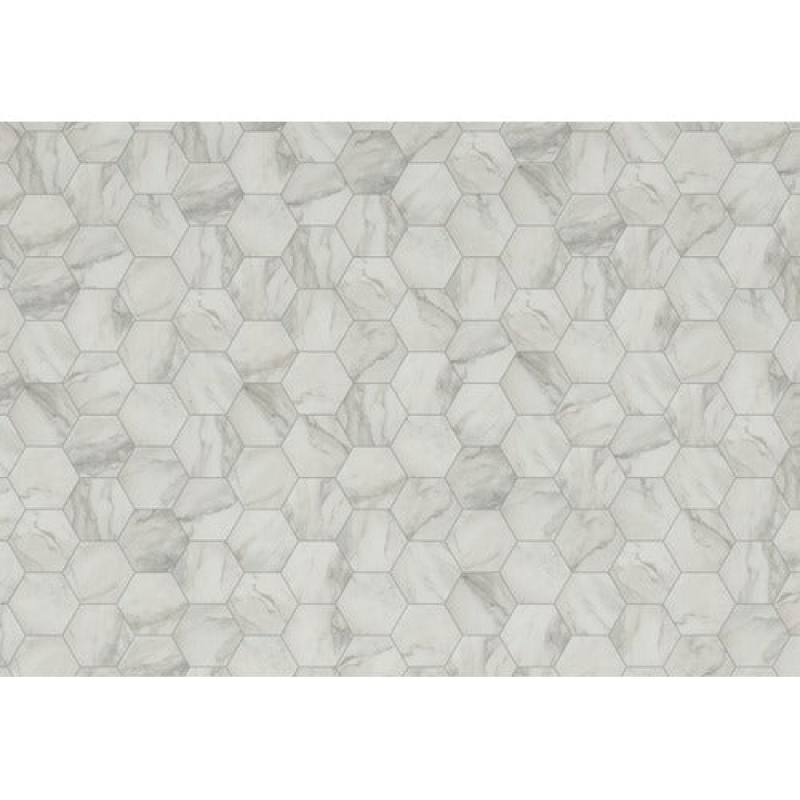 Adura Apex Artemis Hexagon Cloud Cover Wpc Luxury Vinyl Plank Flooring - Low Gloss - 13.6" X 11.8"