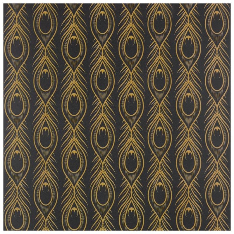 Art Deco Daiquiri Black Porcelain Tile - Matte - 11 3/4" X 11 3/4"