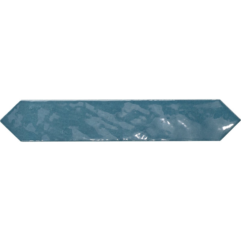 Piccadilly Navy Ceramic Tile - Glossy - 1.7" X 9.6"
