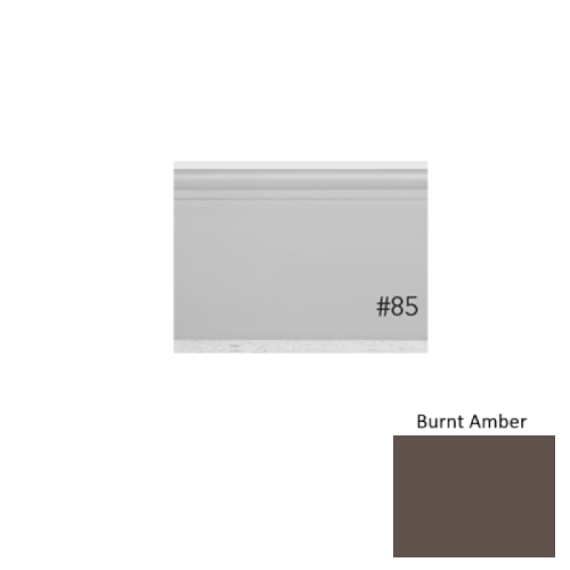 Pinnacle Plus #25 Classic Burnt Amber Rubber Coil Wall Base - 4 9/16" X 60 Ft