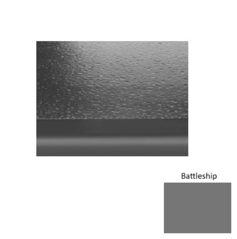 Solid 99 Battleship Hammered Rubber Stair Tread