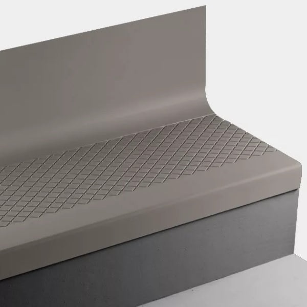 Johnsonite Toast Diamond Rubber Stair Tread with Riser