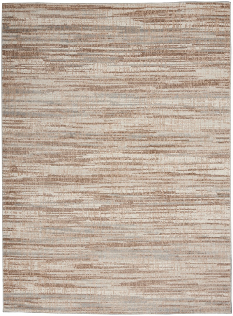 Elation Etn01 Ivory Grey Polypropylene Modern Area Rug
