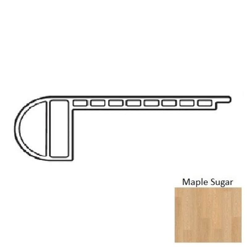 Natural Beauty Max 9 Saybrook Maple Sugar Vinyl Stair Nose