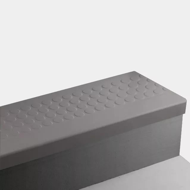Peppercorn Raised Round Rubber Stair Trim
