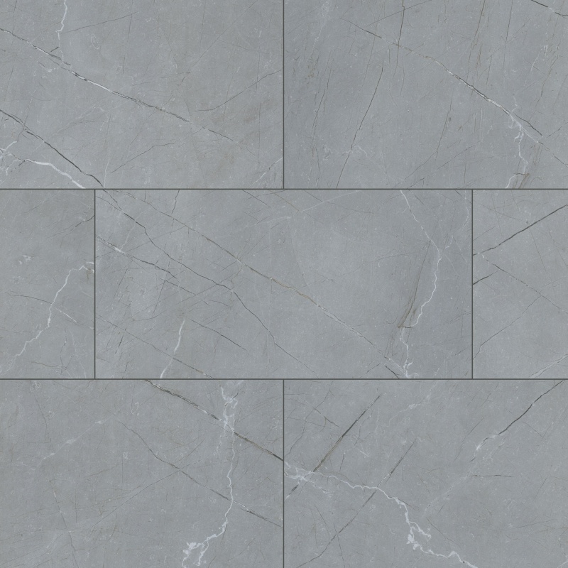 Aylana Gris Porcelain Tile - Matte - 12" x 24"