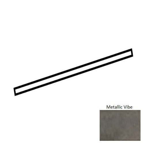 Artezen Metallic Vibe Ceramic Wall Trim - 1/2" X 12" Jolly - Glossy