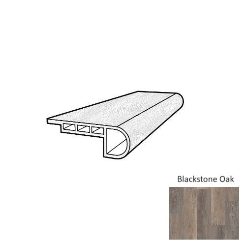 Coretec Plus 7 Inch Blackstone Oak Flush Stairnose