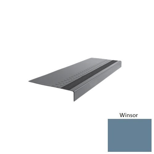 Flextones Winsor Type 585 With Flush Ribbed / Smooth Insert Distinct Designs Rubber - 12" X 72" Stair Tread - Rbt Radial High Profile Design
