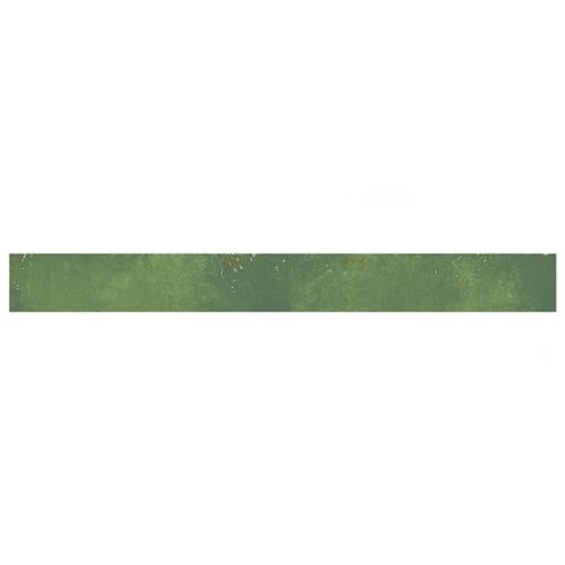 Scottsdale Green Porcelain Tile - Glossy - 1 7/8" X 17 3/4"