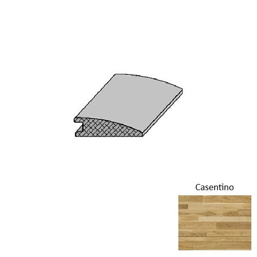 Tuscan Casentino Hardwood Moulding / Trim - 2" x 78" Reducer - Hand Scraped