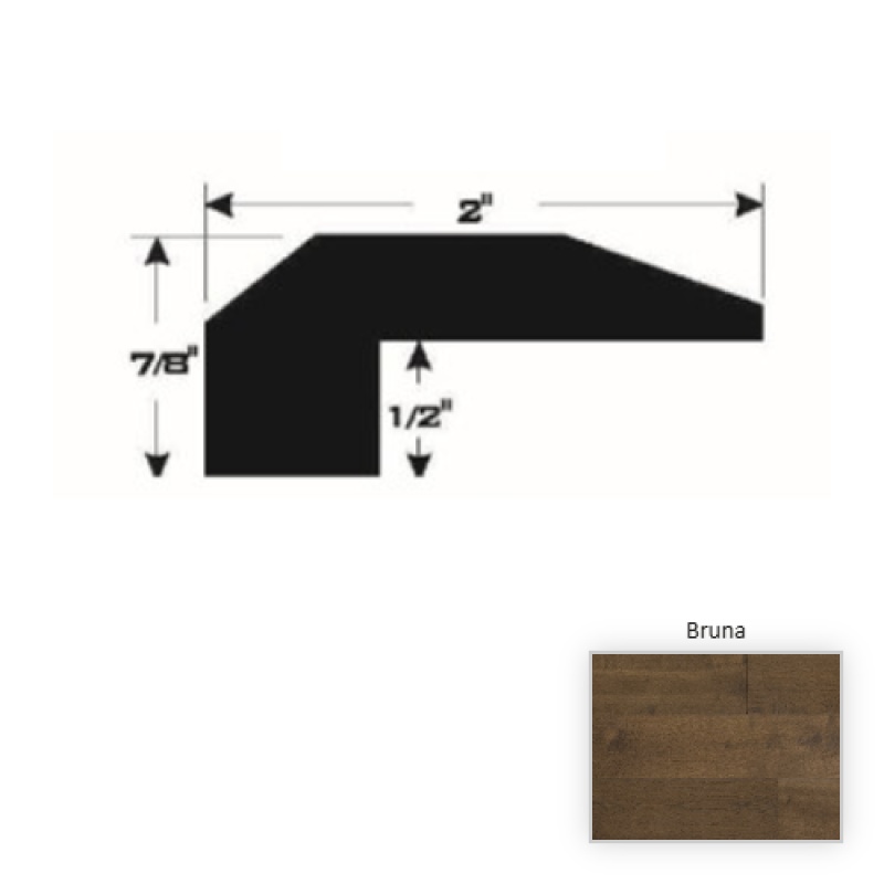 French White Oak Bruna 90" Threshold