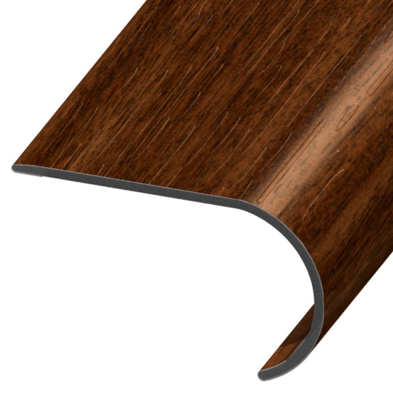 Standard Color Newport Mahogany Luxury Vinyl Round Stair Nose