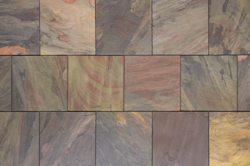Madras Slate Tile - Natural Cleft - 12" X 12"