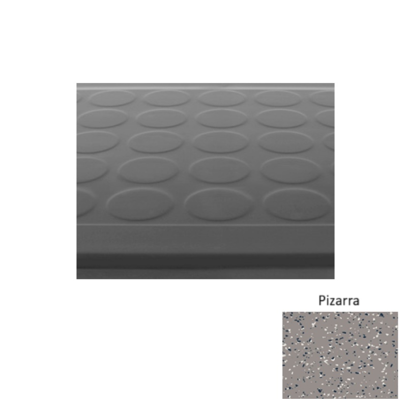 Fiesta 92 Pizarra Textured Rubber Stair Tread