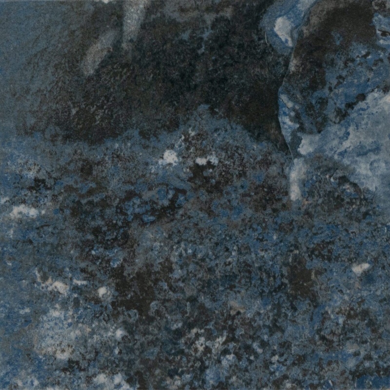 Crystal Navy Porcelain Tile - Glossy - 6" X 6"