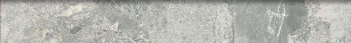 Mun Grey Porcelain Floor & Wall Trim - 3" x 24" Bullnose - Matte