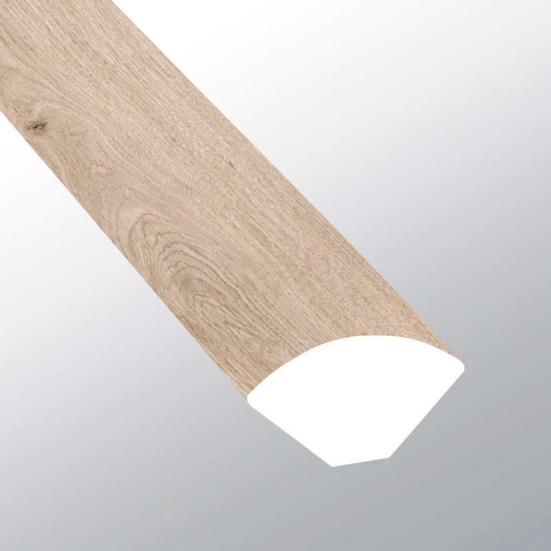 Xl Cyrus Austell Grove Luxury Vinyl Moulding / Trim - 0.64" X 94" Quarter Round - Low Gloss