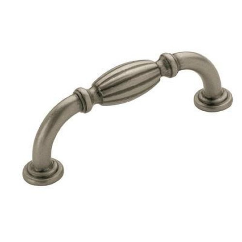 Blythe Zinc Handle Cabinet Pull - Weathered Nickel - 3" (76 Mm) Center To Center