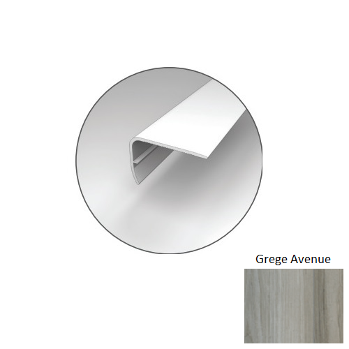 Uncharted Territory Grege Avenue Luxury Vinyl Overlap Stair Nose