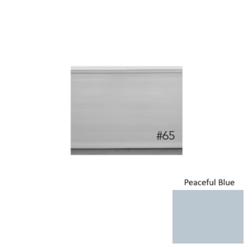 Pinnacle Plus #65 Vertical Peaceful Blue Rubber Wall Base - 4 5/8" X 8 Ft