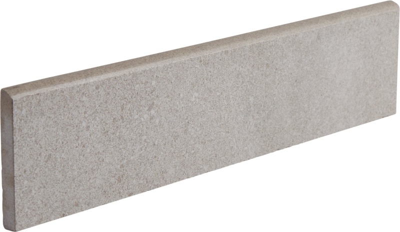 Pietra Italia Grey Porcelain Bullnose Trim 3" x 12"