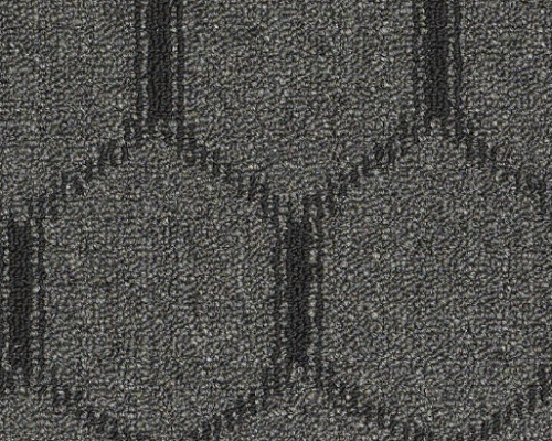Iconic Ogee Timber Wolf Nylon Carpet - Loop
