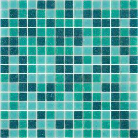 Mixes Meadow Glass Mosaic - 0.8" X 0.8" - Glossy