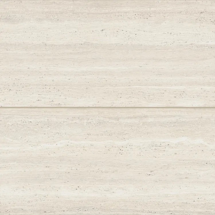Sensi Roma Ivory Wave Deco Porcelain Tile - Satin - 24" X 48"