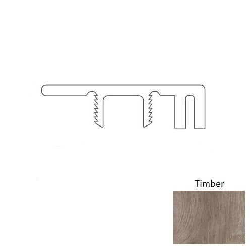 Adura Apex (Apx) Aspen Timber Luxury Vinyl Moulding / Trim - 94" End Cap - Embossed