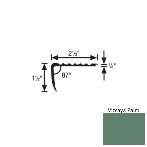 Flextones Vizcaya Palm Vinyl Overlap Stair Nosing