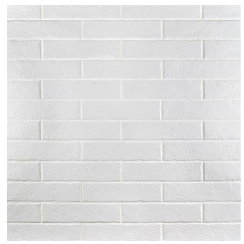 Brooklin Brick White Matte Porcelain Tile, 2 3/8" x 9 1/2"