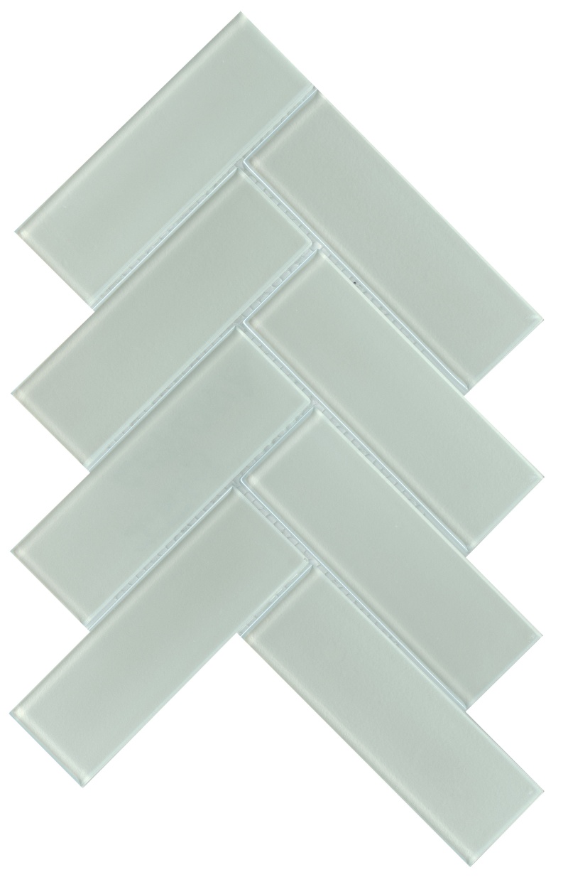 Irish Coronado Glass Mosaic - Chevron - Iridescent