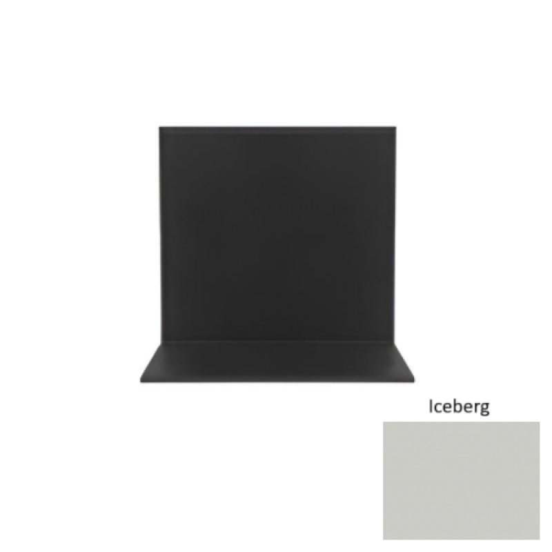 Pinnacle Iceberg Rubber Sanitary Toe Wall Base - 4" X 48"