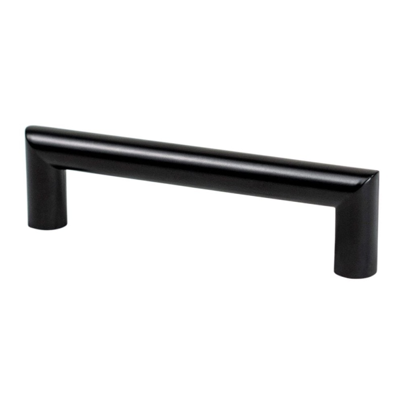 Plus Transitional Advantage Four Zinc Bar Pull - Matte Black