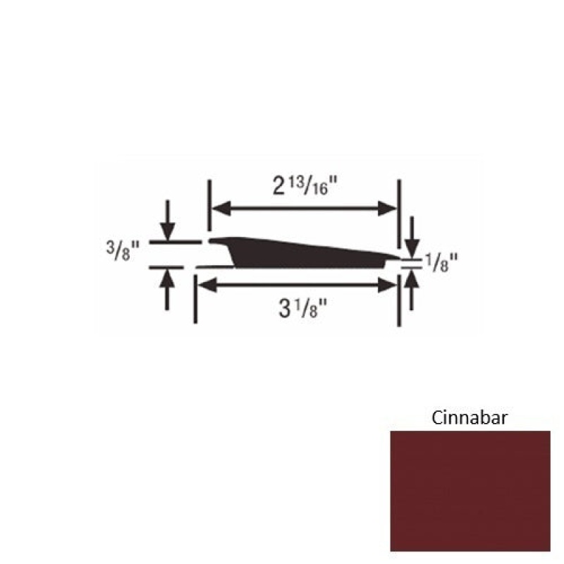 Solid 67 Cinnabar Rubber Rolling Traffic Transition