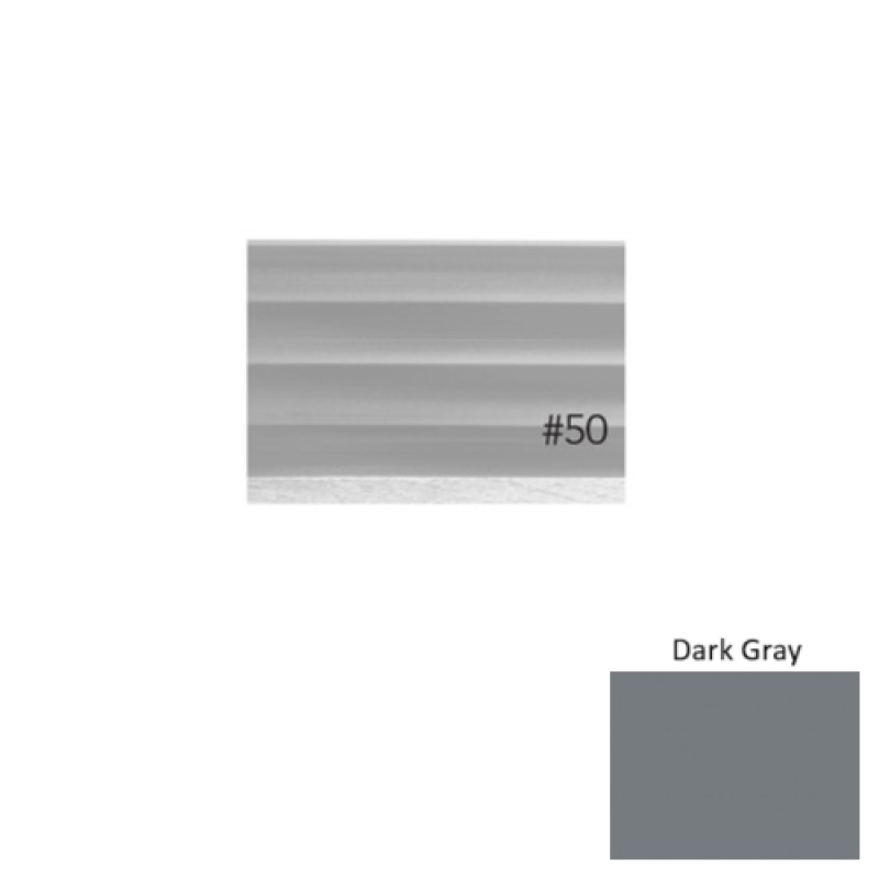 Pinnacle Plus #50 Impressions Dark Gray Rubber Coil Wall Base