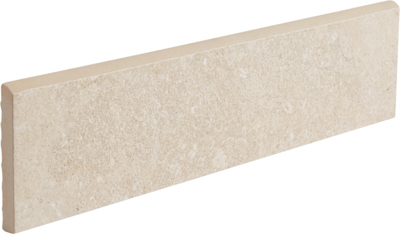 Lagos Ivory Porcelain Floor & Wall Trim 3" x 12" Bullnose