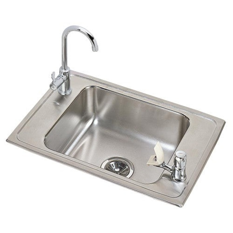 Celebrity Stainless Steel Drop-In Single Bowl Kitchen Sink