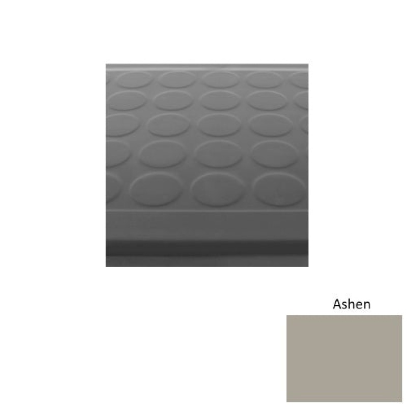Solid 92 Ashen Low Profile Raised Circular Rubber Stair Tread