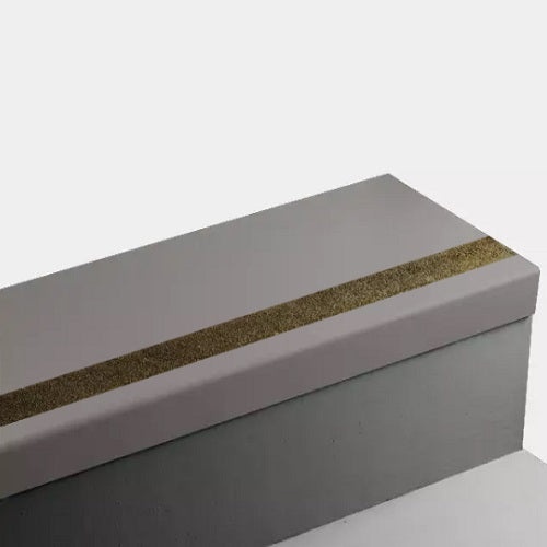 Brown Hammered Rubber Stair Tread