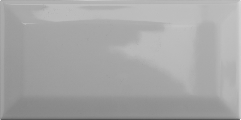 Diamante Light Gray Ceramic Tile - Glossy - 3" x 6"