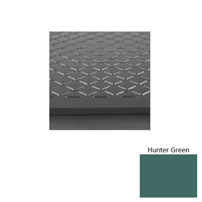 Solid 31 Hunter Green Diamond Rubber Stair Tread