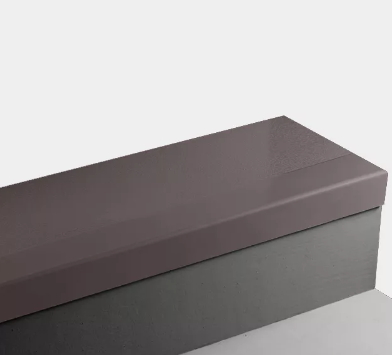 Johnsonite Burgundy Fast Lane Textured Angle Fit Stair Tread