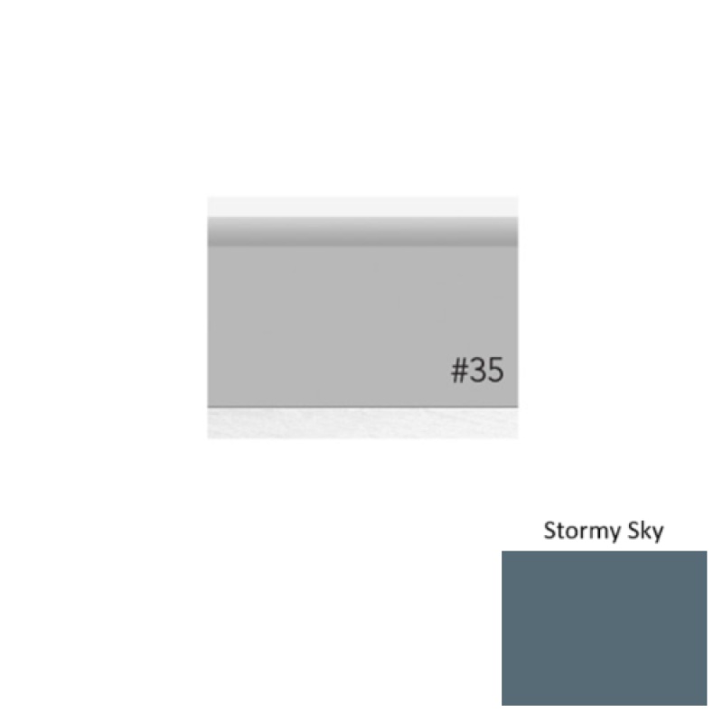 Pinnacle Plus #35 Sleek Stormy Sky Rubber Coil Wall Base